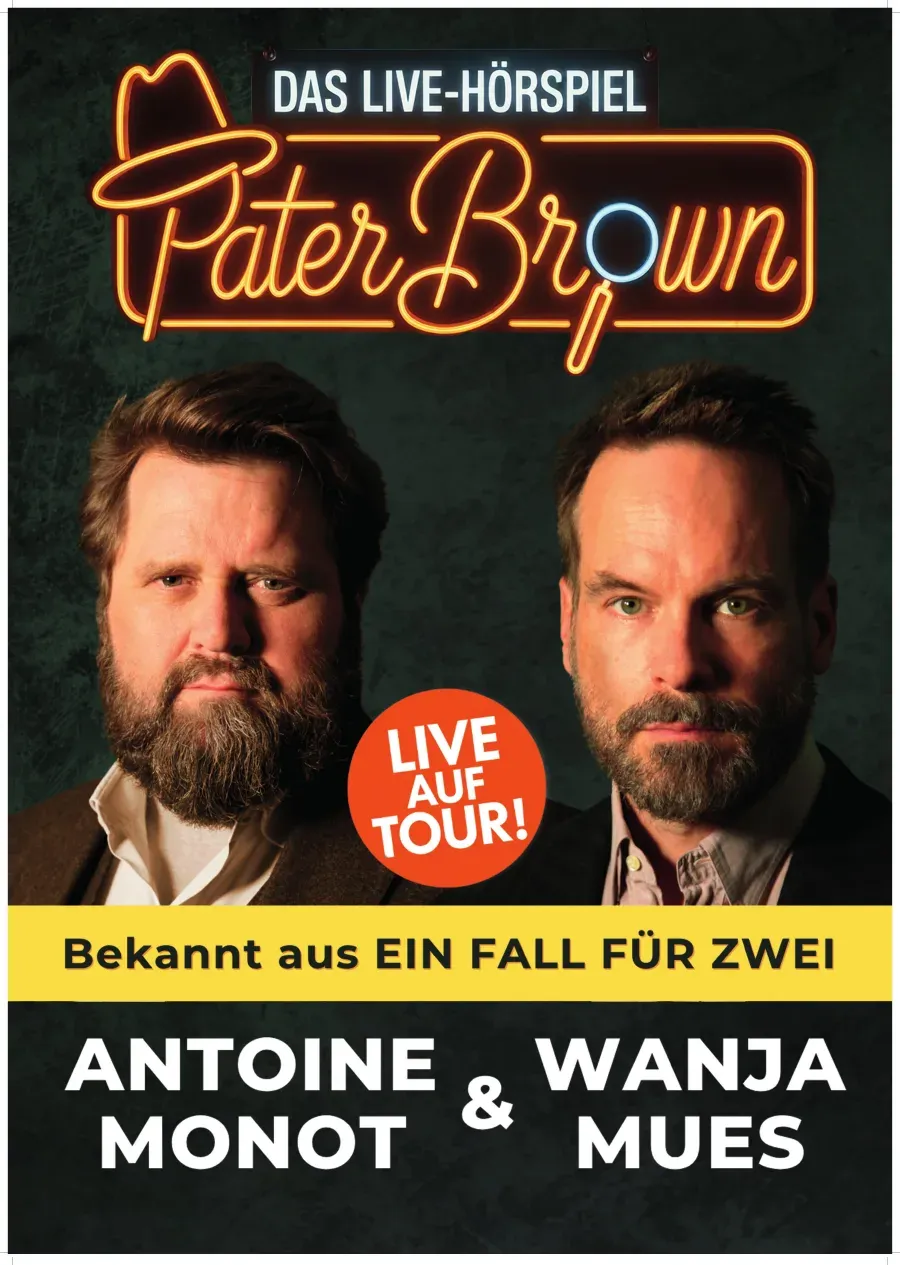 Pater Brown – Das Live-Hörspiel: offizielles Tourplakat